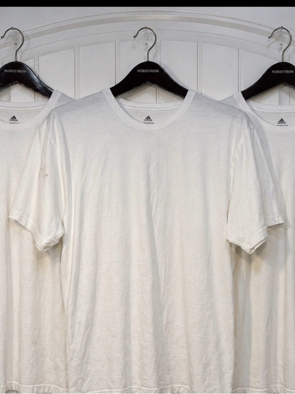 Adidas White T Shirts Qty.3